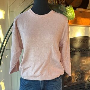 Women's Pink Crew Neck Sweater